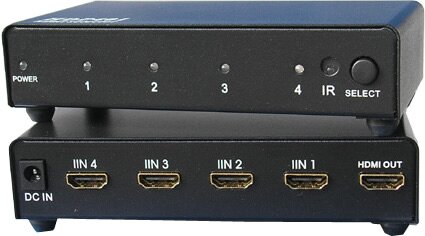 HDMI切换器4进1出