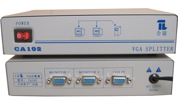 VGA分配器1进2出