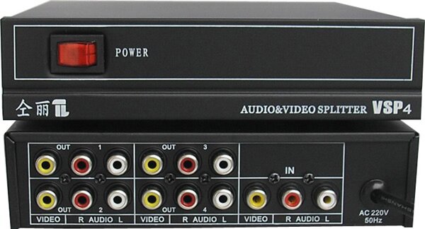 音视频分配器AV1进4出