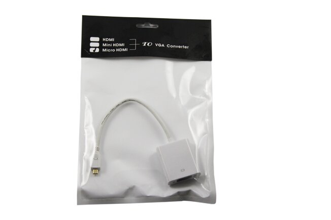 Micro HDMI TO VGA高清转换线