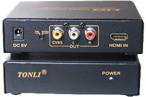 HDMI转AV 高清转换器