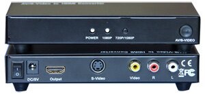 AV+S端子转HDMI